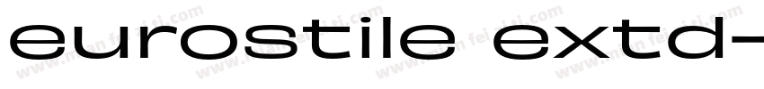 eurostile extd字体转换